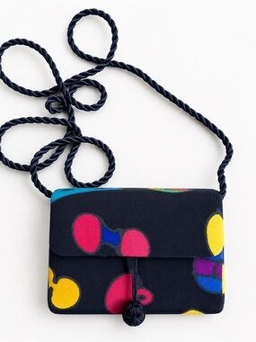 Vintage Hand Painted Silk Evening Purse